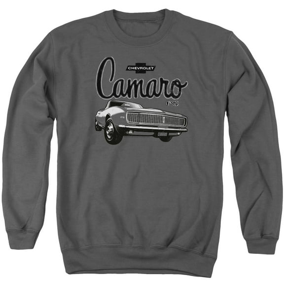 Chevrolet Script Car Adult Crewneck Sweatshirt Charcoal