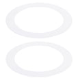 thumbnail image 1 of Anillos Goof Uxcell 6.3" ID 8.7" OD para luz empotrada, anillo de acabado blanco brillante para luces de techo y pared, paquete de 2, 1 of 7