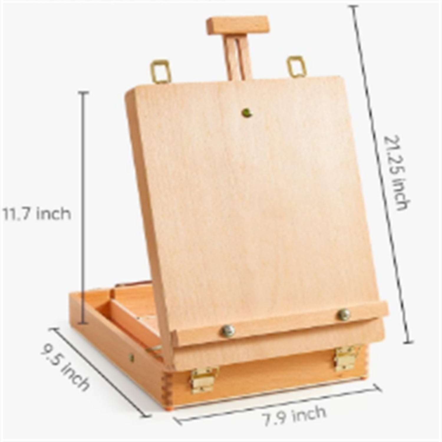 59 Pack Professional Painting Supplies with Wood Tabletop Easel, 30 Colors Acrylic Paint, Canvas, Brushes, Palette, Complete Painting Kit for Kids, Adults, Artists