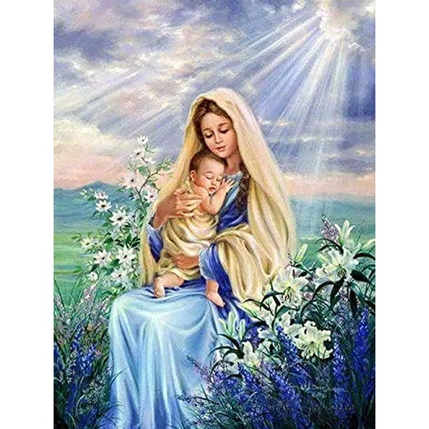 Taladro Pintura Diamante (DB2143) 5D DIY Completo Mamá Niños Bordado (Día de la Madre-WLL523) 20X30cm Hugtrwg Para estrenar