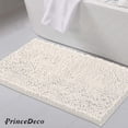 thumbnail image 4 of Prince Deco Bathroom Rugs Bath Mats for Bathroom Non Slip Chenille Bathroom Runner Rug Extra Soft and Absorbent Shaggy Rugs Washable Dry Fast Plush Area Carpet Mats for Bath Room, 4 of 4