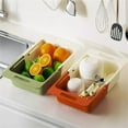 thumbnail image 4 of Scalable Drain Holder Fruit Storage Rack Vegetable Washing Holder Non Perforated Drain Holder Kitchen Roller Rack, 4 of 8