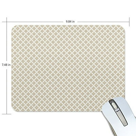 

POPCreation Golden Lattice Mouse pads Gaming Mouse Pad 9.84x7.87 inches
