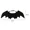 black, variant on Halloween Pet Clothes Black Bat Wings Harness Costume, Cute Artificial Bat Wing Cosplay Cat Dog Halloween Party for Pet Supplies (black)