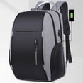 thumbnail image 4 of Mochila para hombre con carga USB, nueva mochila de viaje de gran capacidad para negocios, mochila para computadora, mochila informal para exteriores, 4 of 6