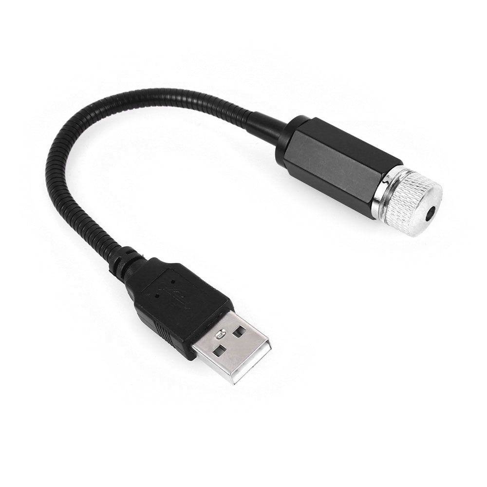 Car Roof Star Night Light Projector Light Adjustable USB Red LED Add