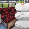thumbnail image 6 of Uorisanigo RV Dinette Cushions Covers 2 Set Stretchable Camper Cushion Slipcover Breathable Creepy Palm Print Sofa Furniture Protection for Travel Trailer Couch Washable, 6 of 7
