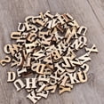 thumbnail image 4 of MasteelfCA 50PCS Unfinished Wooden Capital Letters Alphabet Wood Cutout Discs Assorted Styles For Patchwork Scrapbooking Arts Crafts DIY Decoration Display Decor, 4 of 7