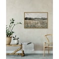 thumbnail image 2 of Drsoum Retro Scenery 16x24in Framed Meadow with Flowers Landscape Painting Modern Farmhouse Decor for Living Room, 2 of 6