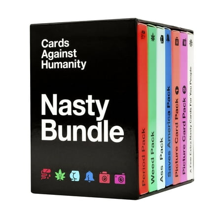 Cards Against Humanity: Nasty Bundle • 6 Nasty Themed Packs + 10 All-New Cards