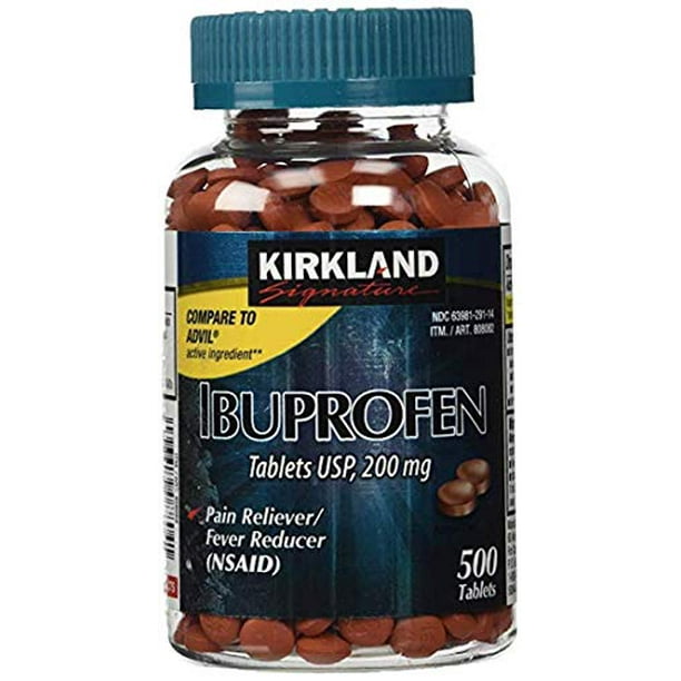 KIRKLAND SIGNATURE Usp Ibuprofen, 1 Bottle Of 500 Tablets, 1count