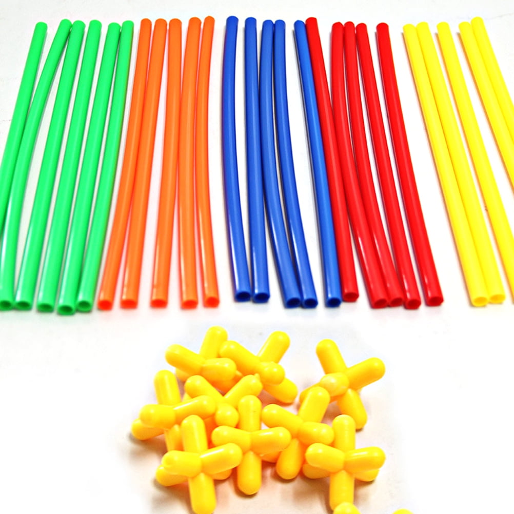 Kids Diy Interlocking Building Construction Toy Set Building Blocks Sticks Kids DIY Interlocking Building Construction Toy Set Early Learning Plastic Engineering Building Blocks