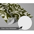 thumbnail image 6 of S4Sassy Peel & Stick Vinyl Wallpaper, Floral Wall Paper Contact Paper Waterproof- Green, 25"x60", Removable Asian Style Covering for Home Decor in Bedrooms & Living Areas, 6 of 9