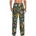thumbnail image 3 of Balery Men'S Colorful Hippie Pants,Sleepwear Pants,Pajama Pants,Pj Bottoms Drawstring And Pockets-Small, 3 of 9