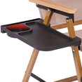 thumbnail image 4 of [Extensión 869671] Silla Kermit Reposabrazos Bandeja Almacenamiento Lateral Silla Plegable para Exteriores Estante Almacenamiento para Bandeja para Silla (Negro), 4 of 9