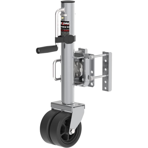 STORKING 2000 lbs Upgraded Boat Trailer Jack, 10" Lift, Bolt On Trailer Jack for RV, Boat and More, Silver