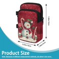 thumbnail image 7 of COEQINE Crutch Bag for Women, Elbow Crutch Pouch Snowman Candy Cane Red Broken Leg Crutch Bag, Walking Cane Bag, Forearm Crutch Attachment, Lightweight, for Adults Elderly, 7 of 7