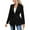 Black, variant on Scyoekwg Jackets for Women Button Bandage Jacket Outwear Pocket Casual Solid Color Fashion Long Sleeve Comfy Coats (Black,L)