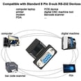 thumbnail image 3 of DTECH 2 Pack DB9 RS232 Male to RJ45 Female and DB9 RS232 Female to RJ45 Female Network Adapter COM Port to Cat5e Cat6, 3 of 5