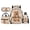 Daisy Holding Capybara, variant on Garronmavis Vintage Beige Math Formula Glasses Reading Capybara Kids Backpack Pack, 17 Inch Bookworm Spacious Bookbag Comes with Thermal Lunch Box, Stationery Bag and Water Bottle Carrier