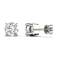 thumbnail image 3 of aaXia 14K White Gold 1.0ct.TDW Diamond Solitaire Stud Earrings (G-H, SI1-SI2), 3 of 5