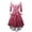 Pink, variant on Valentines Day Dresses for Women V Neck High Low Vintage Party Costumes A-Line Swing Holiday Cocktail Dress Light pink M