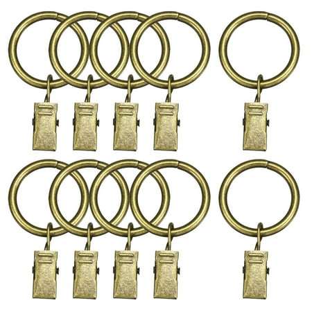 10pcs Curtain Clips Drapery Shower Rings W Clips 0 98 Interior