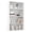White, variant on Gianna 4-Tier Bookshelves with Adjustable Shelves, Floor Standing Bookcase for Home & Office Storage, White