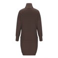 thumbnail image 5 of Annhoo Skirt Sets Women 2 Piece Outfits Fall High Neck Long Sleeve Tops and Side Slit Midi Skirts Casual Knitted Sets, 5 of 8
