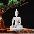 thumbnail image 3 of Estatua de Buda de meditación Vintage resina sentado Tailandia Buda estatuilla hecha a mano Tmvgtek Para estrenar, 3 of 8
