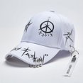 thumbnail image 1 of Gorra de béisbol para hombre, de primavera y verano, suave, estilo hip hop, estilo coreano, informal, combinable, para la calle, para viajes y para mujeres, 1 of 6