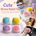 thumbnail image 6 of FufuCrick Cow Bread Squishy Office Accessory Squishy Tactile Sensory Gadget Desk Ornament Decor for Adult Workspace and Relaxation, Purple, 6 of 7