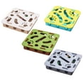 thumbnail image 3 of Cat Scratch Puzzle Enrichment Box, Cat Nail File Toy Box with Bell Ball, Interactive Cats Nail File Scratcher ,Cats Files Claws Maze Box for Indoor Pets Scratching and Hunting Mental Felt Maze Box, 3 of 6