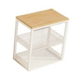 thumbnail image 4 of Elodie Mini Washing Machine Stand 3 Tiers Printer Stand for Garage Entryway Kitchen White, 4 of 8