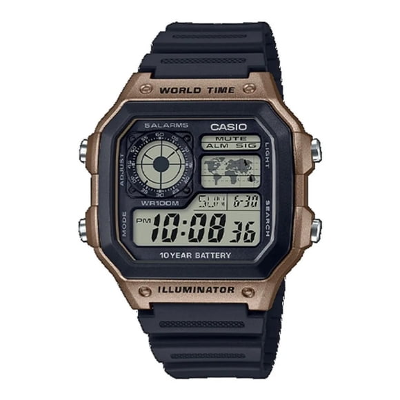 Reloj Casio Digital 10Y Caballero AE1200WH-5AV