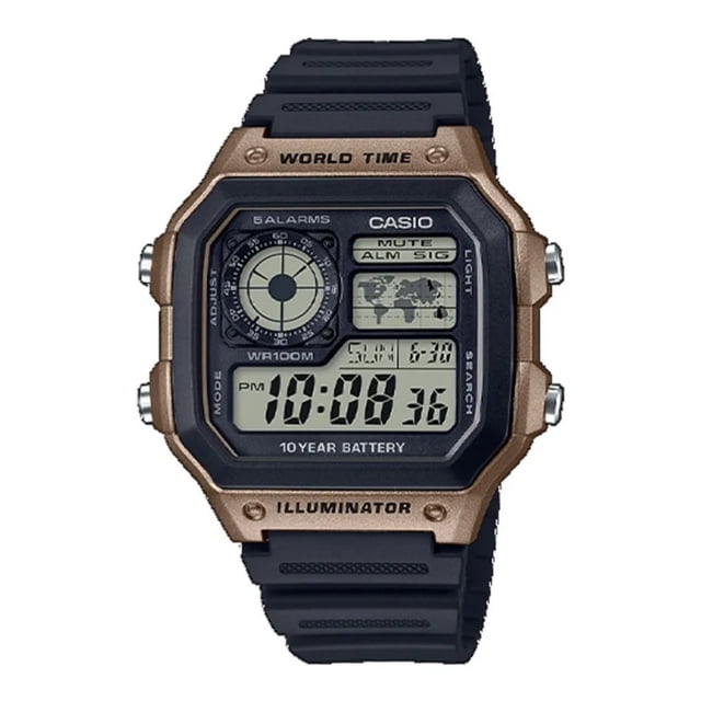 Reloj Casio Digital 10Y Caballero AE1200WH-5AV