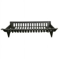 CG27 27 in. Cast Iron Fireplace Grate, Black