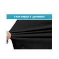 thumbnail image 4 of Little Donkey Andy Women's Quick Dry Capri 3/4 Hiking Lightweight Stretch Water-Resistant Pants Golf Casual Black M, 4 of 7