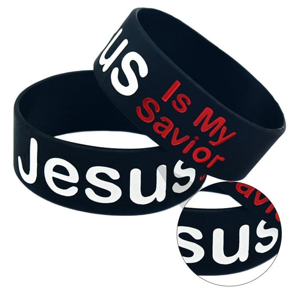 GETAJGHSD Wrist Band Decor Portable Lightweight Silicone Black 2Pcs