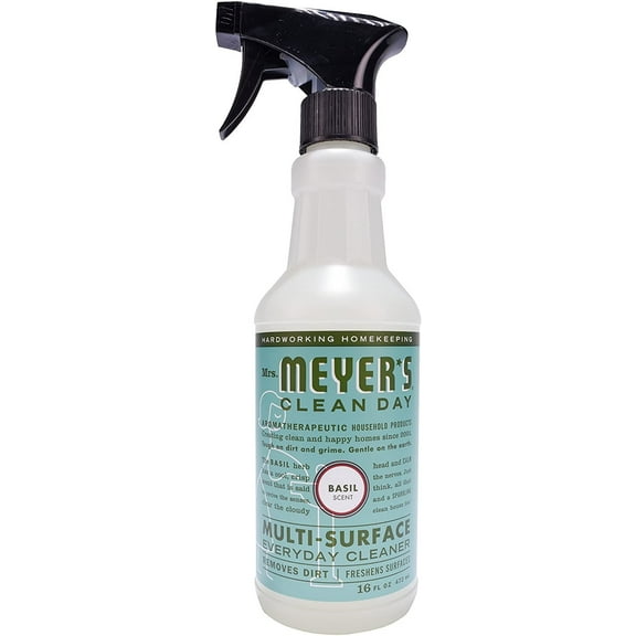 Mrs. Meyer's Clean Day Multi-Surface Everyday Cleaner Basil - Household Cleaner - 3 Pack, 16 Fl Oz