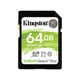 thumbnail image 1 of Memoria Kingston Canvas Select Plus SDXC UHS-I U1 de 64GB, Clase 10. Kingston SDS2/64GB, 1 of 2