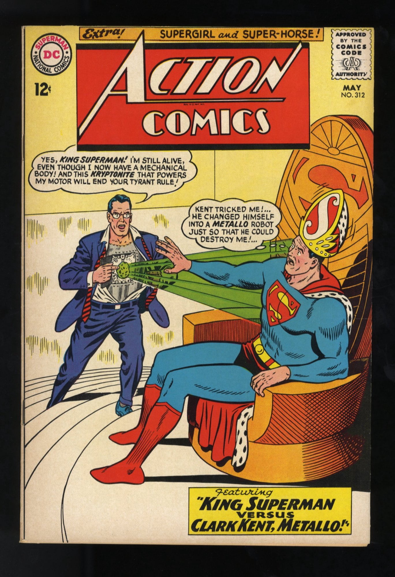 Cover of Action Comics #312
