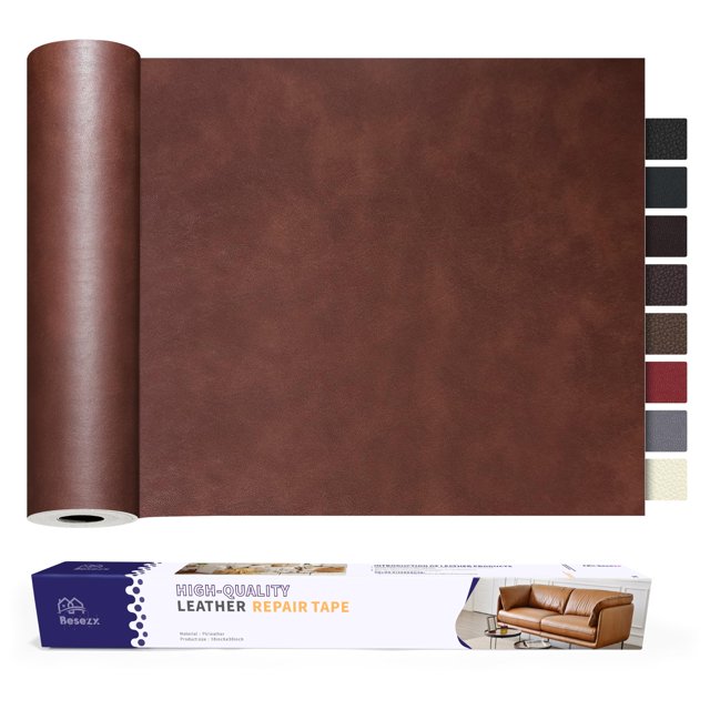 Kit de cinta adhesiva de reparación de piel Besezx para muebles, 76 x 40 cm
