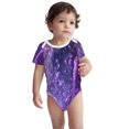 thumbnail image 2 of Yiaed Purple Bubble Abstract Art Print Infant Climbing Short Sleeve Onesie One-Piece Baby Bodysuit Clothes 0-12 Months -18 Months, 2 of 6