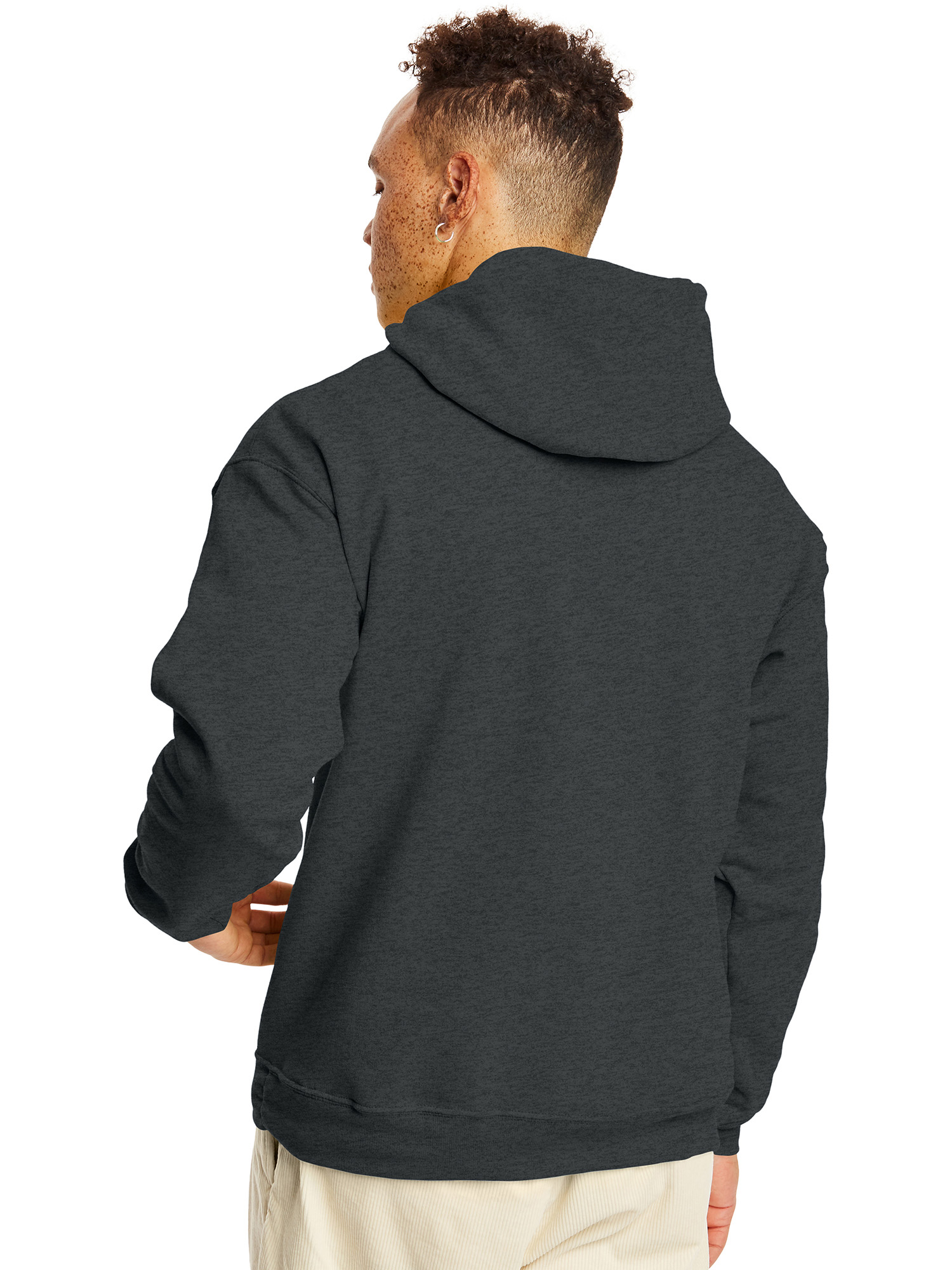 Hanes Men's and Big Men's Ecosmart Fleece Pullover Hoodie Sweatshirt, up to Size 5XL - image 2 of 6