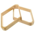thumbnail image 1 of 2pcs Wood Billiard Ball Rack Vintage Billiard Diamond Rack Table Pool Ball Rack, 1 of 7