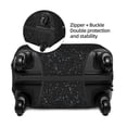thumbnail image 5 of Wukai Black Glitter Elastic Luggage Cover: Personalized Protection for Your Suitcase - Fits 19~29-inch, Washable & Durable Travel Companion-X-Large, 5 of 8