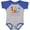 Baseball Heather and Royal, variant on Inktastic Safari 1st Birthday Boys or Girls Baby Bodysuit