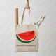 thumbnail image 3 of Bolso de mano con patrón de sandía para mujer, contra la guerra de lona bandolera, bolso de compras reutilizable, el mejor regalo para la Paz, 3 of 5