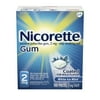 Nicorette Gum, 2 mg, White Ice Mint Flavor, 100 count